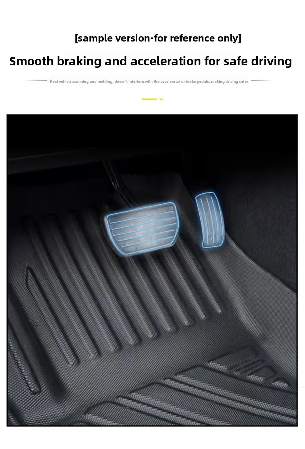 TPE floor mats for the 2025 Jeep Wrangler five-door (RHD) rubber door sills; waterproof, wear-resistant, and odorless. - view 3