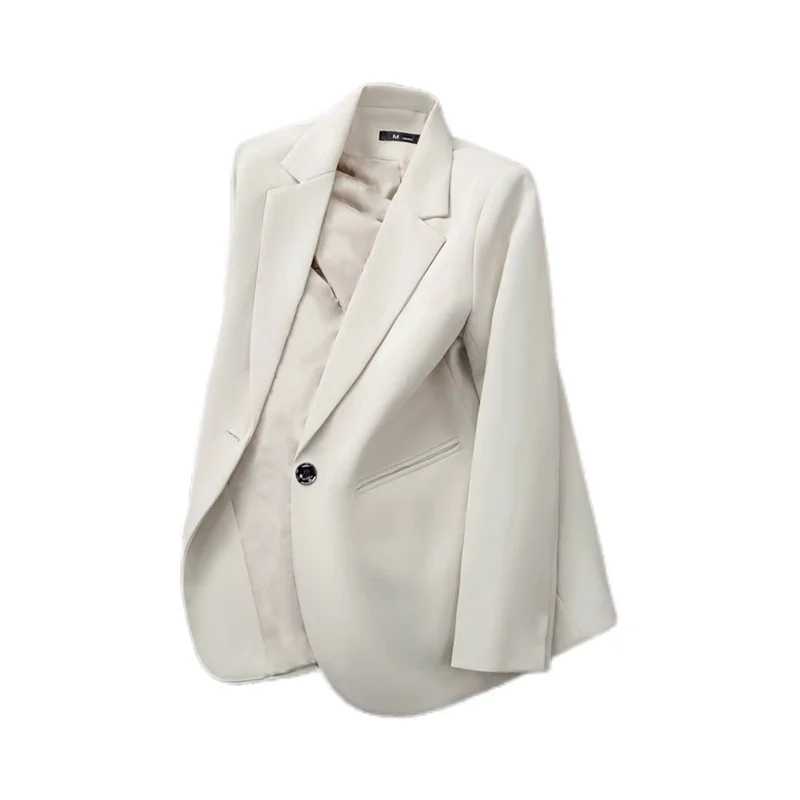 Chaqueta de traje de algodón para mujer, chaqueta de alta calidad para otoño e invierno, abrigo grueso para mujer, prendas de vestir exteriores con temperamento, Top coreano 2025