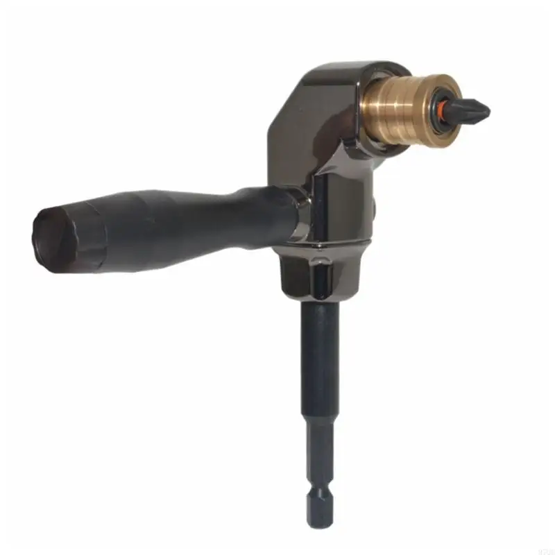 97QE 90-degree Right-angle Screwdriver Hand Electric Drill Corner Device Turning Bit Screwing Corner for Narrow Working Areas