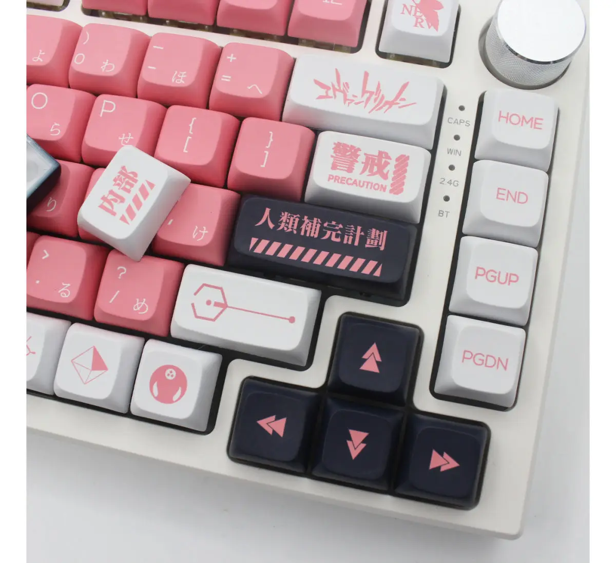 Tampa de teclado mecânica do teclado do anime do perfil da cereja xda keycaps eva zero máquina ayanami sublimação keycap