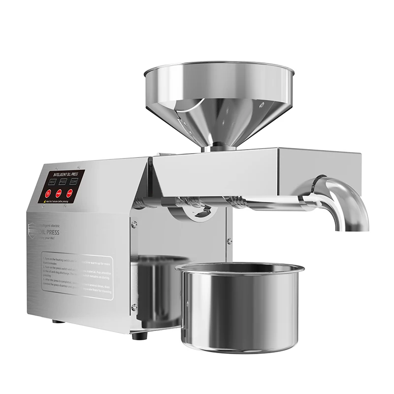 Automatic Intelligent Digital Display Small Mini Baobab Seeds Oil Press Machine