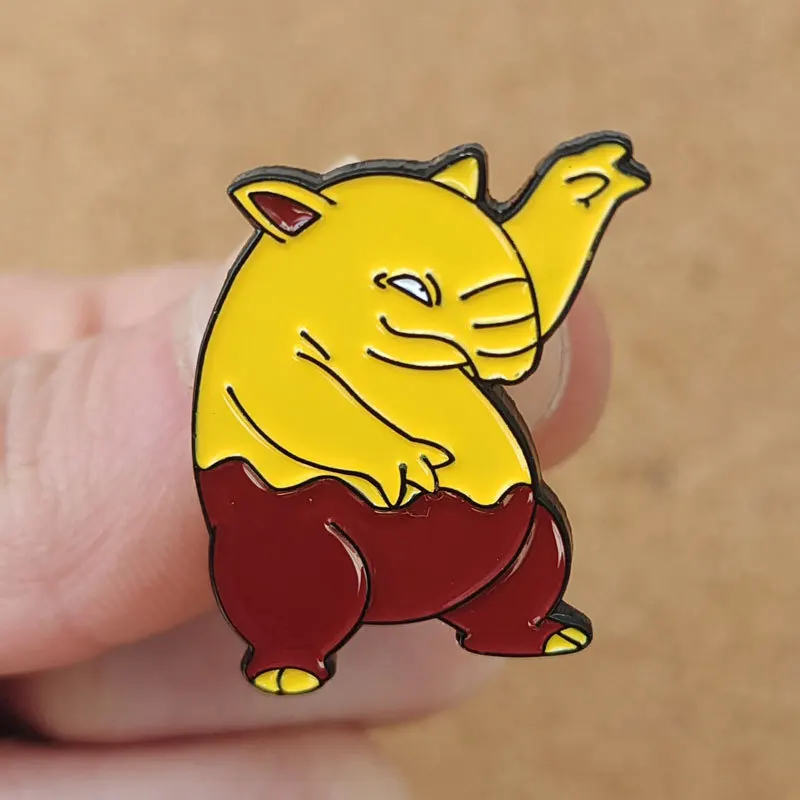 Pokemon Drowzee Anime Brooch For Backpacks Enamel Pin Metal Brooch Pin For Women Badges Pin Brooches Jewelry Accessories