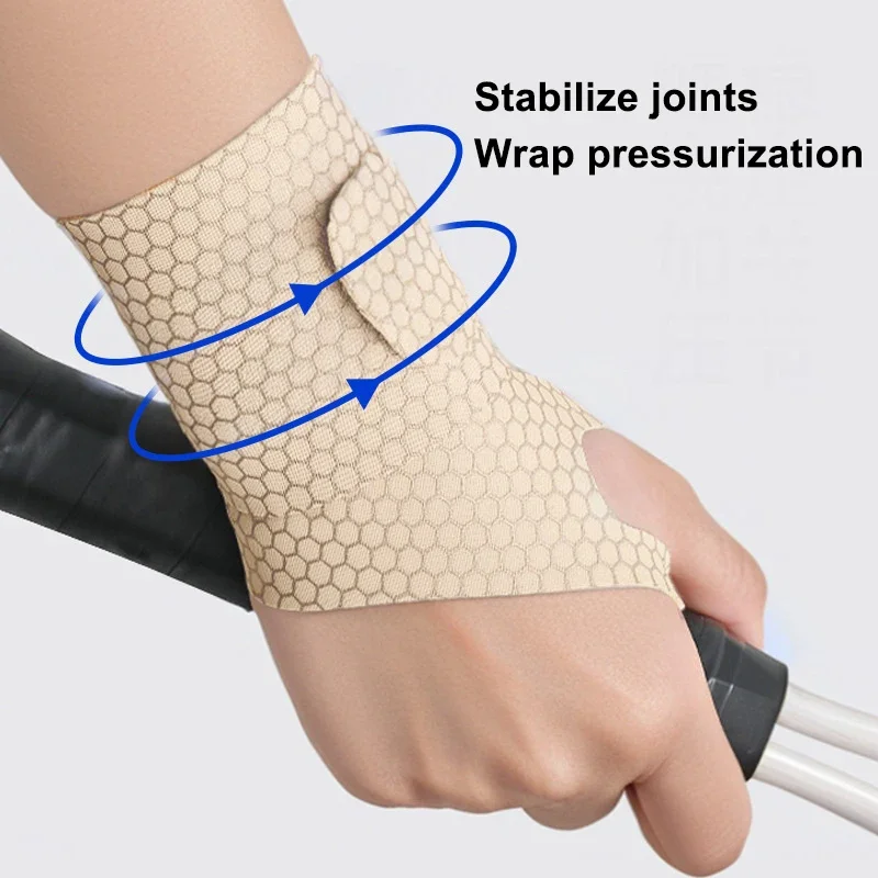 

1Pcs Adjustable Ultra Thin Wrist Strap Sprains Pain Relief Breathable Support for Gym Protective Wrist Support Bracer Gym Sports