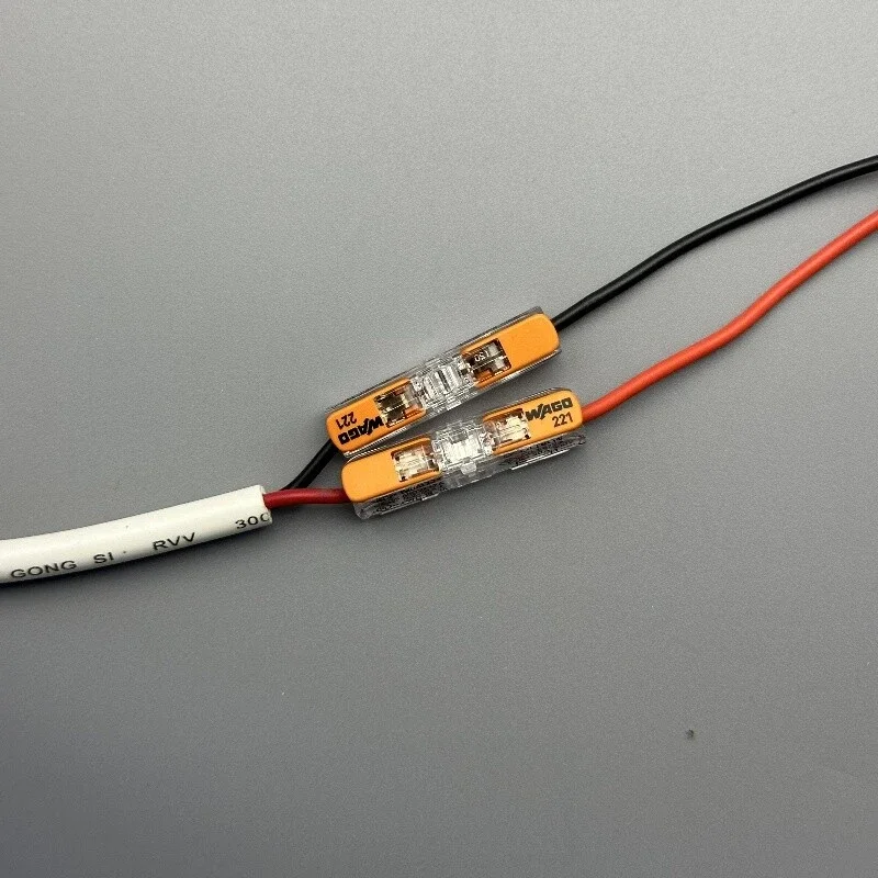 Wago 221-2411 موصل سلك ربط محطة الأسلاك المضمنة مع صواميل رافعة للاتصالات الكهربائية