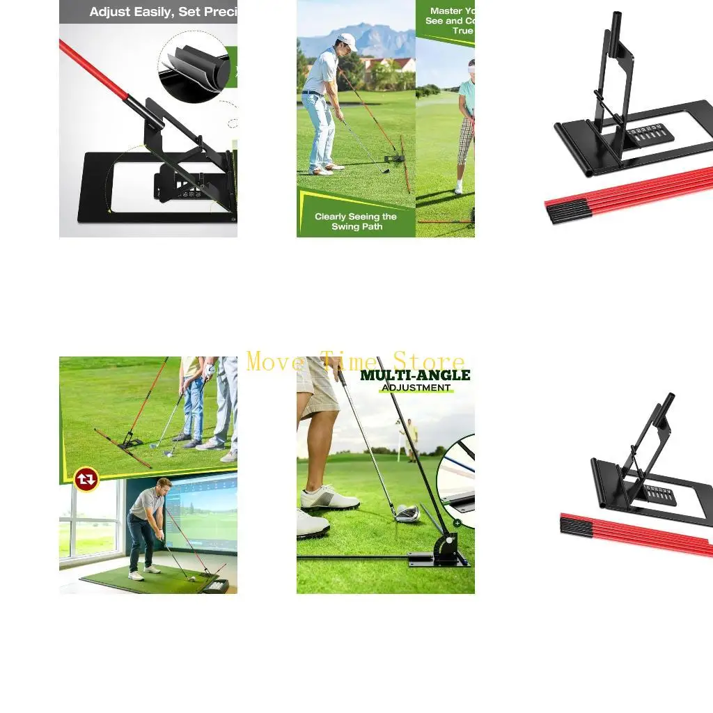 92ME Metal Golf Practice Stand for Stance Checks, Swing Plane and Golf Use
