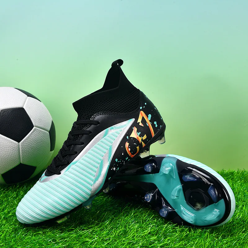 

High Quality Mens Soccer Shoes Training Non-Slip Turf Soccer Cleats Youth F50 TF/FG Football Sneakers Chuteira Campo 35-45