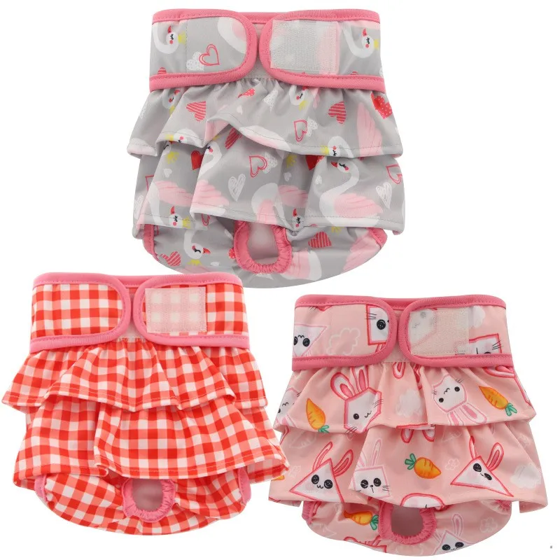

3pce in One Pack Pet Waste Disposal Pants for Dogs Convenient Solution for Potty Training and Housebreaking