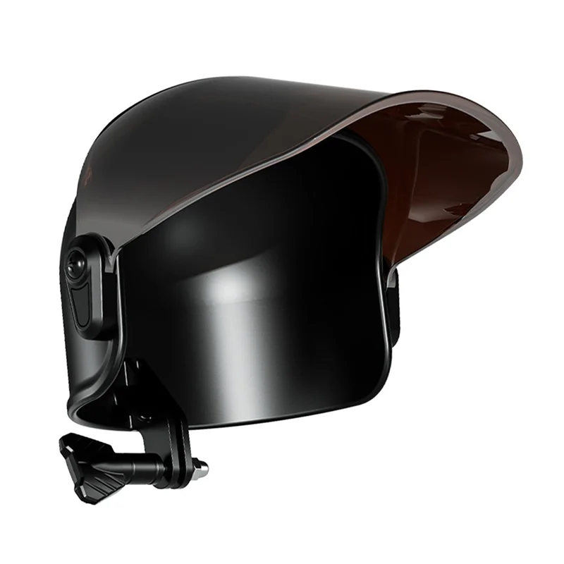

Phone Holder Sunshade Rainproof Motorcycle Handlebar Adjustable Visor Helmet Phone Holder Increase Safety