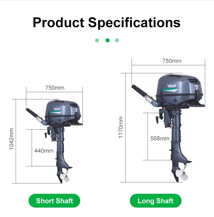 Aiqidi-電気ボートエンジン,7hp,48v,船外機,バッテリー駆動,ショートシャフト