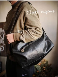 New Vintage Genuine Leather Messenger Bag men Leather Shoulder Bag Men Crossbody Bag male Fashion Casual Sling Leisure Bags