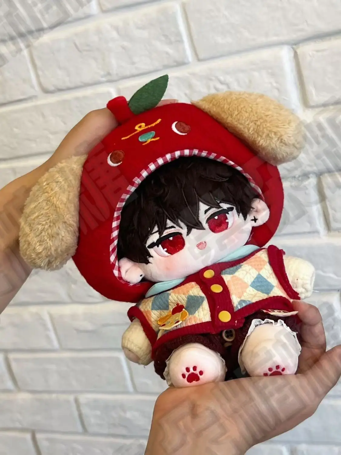 Peluche 20cm jeu Anime Mob Psycho 100 Muzhicheng figurine de taille normale-fan-madBody peluche poupée jouet doux habiller coton enfant cadeau