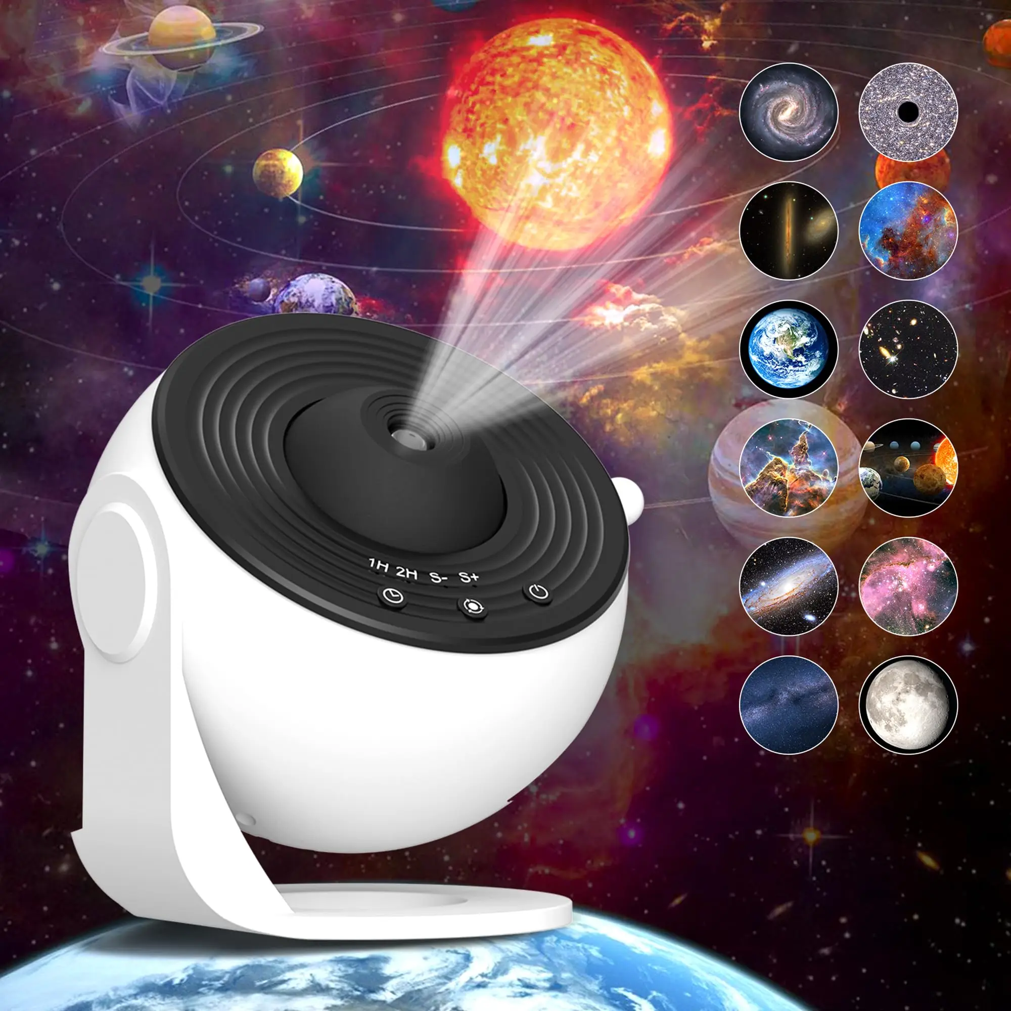 Galaxy Projector  Night Light Star Projector Light Projector for Bedroom 13 Film Discs Planetarium Projector for Kids