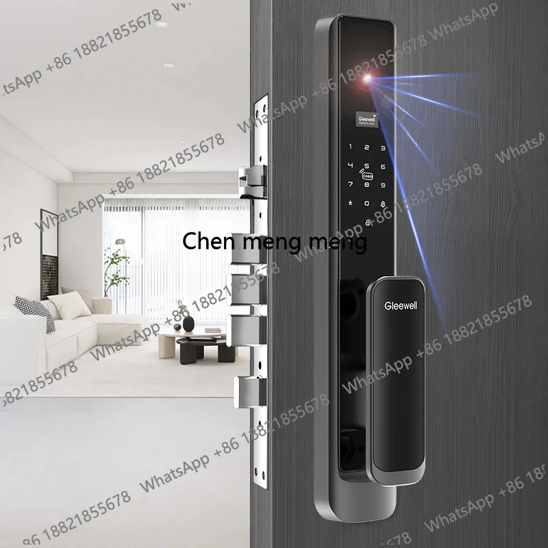

Remote Control Digital Keyless Fingerprint Biometric Code CNC Smart Door Lock for Front Door