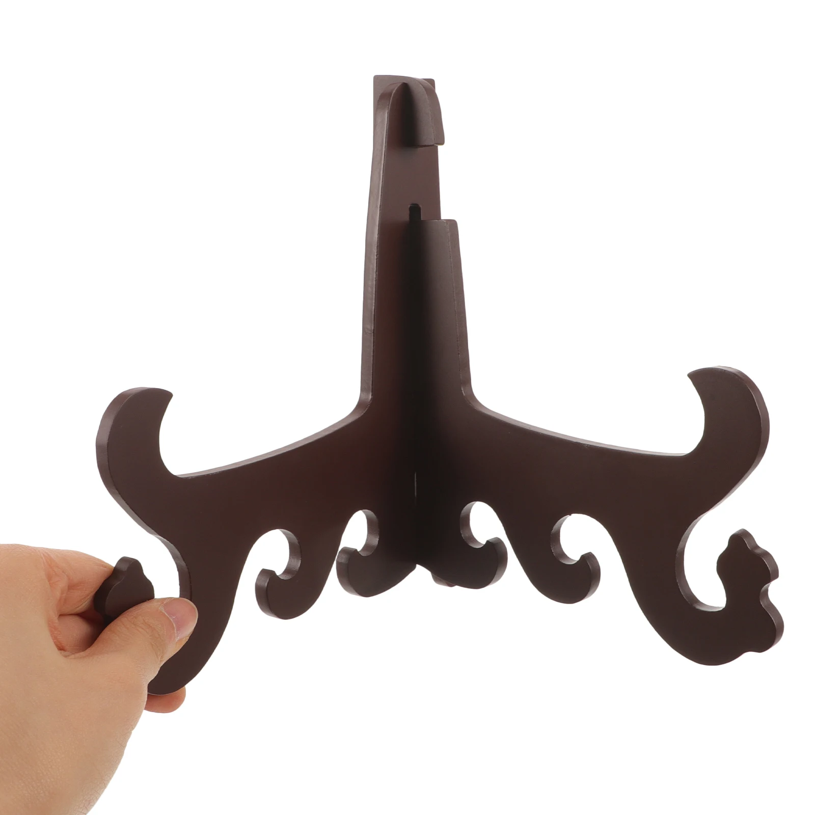 

Rustic Wood Display Stand for Picture Frame Recipe Book Holder Easel Plate Stand Decorative Support Stable Desktop Use Wedding