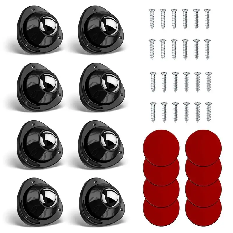 

AT05-Мебельные маленькие резиновые ножки-колесики с шариковым механизмом для электроприборов, ведер для швабр, ножек столов, цветочных горшков