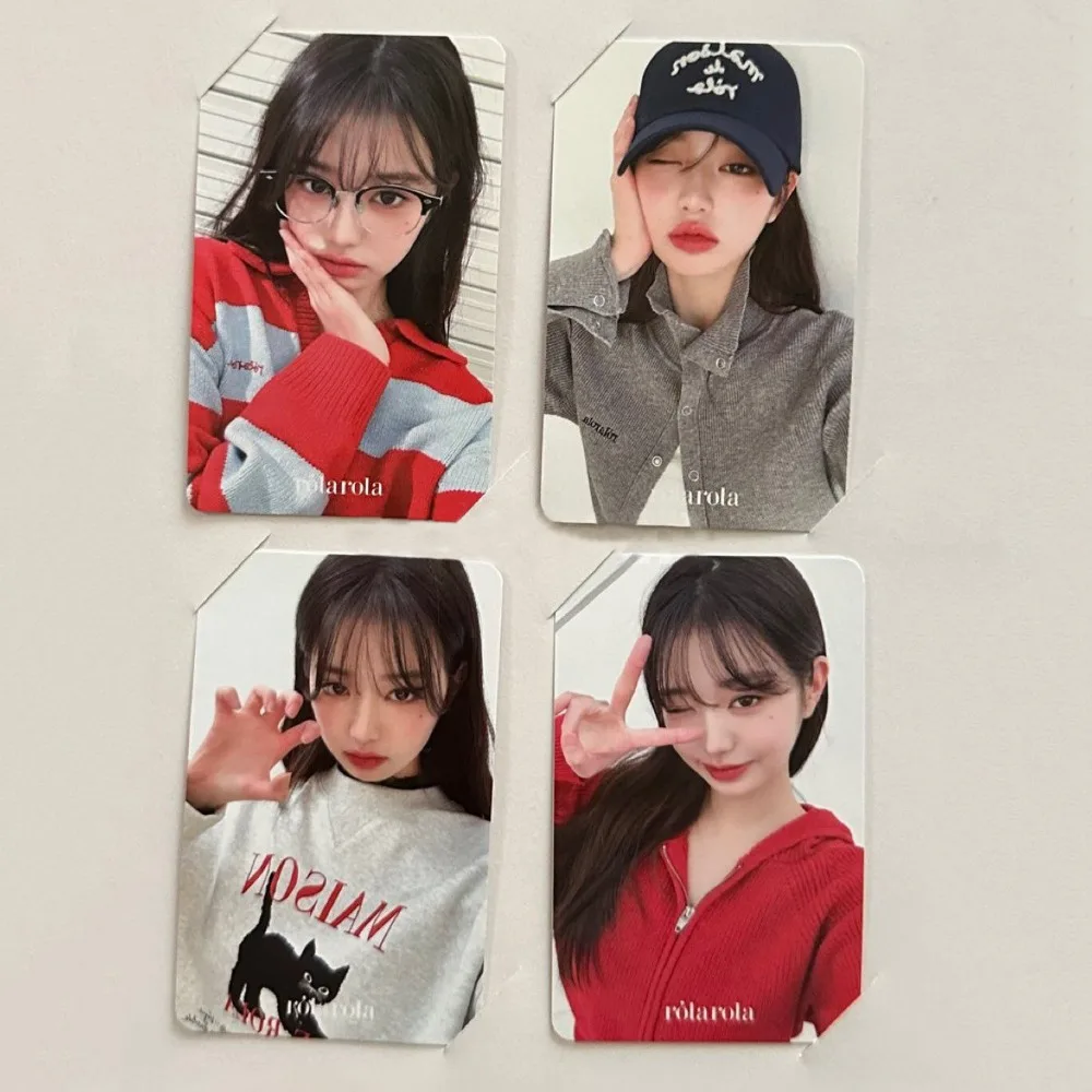 Kpop Korean Idol IVE Wonyoung Rolarola Endorses Little Card 4.0 Personal Solo High-definition Photo Cards Fans Collection Gift