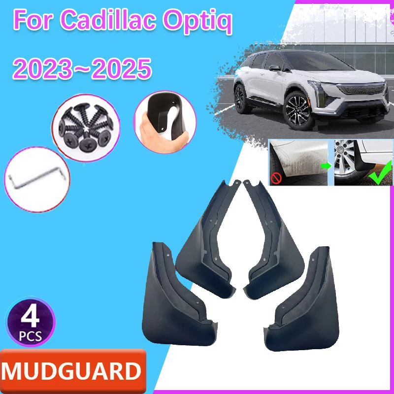 

Car Fenders For Cadillac Optiq 2023 2024 2025 Car Mudguards Mudflaps Splash Guards Wheels Protect Covers Protector Accessories