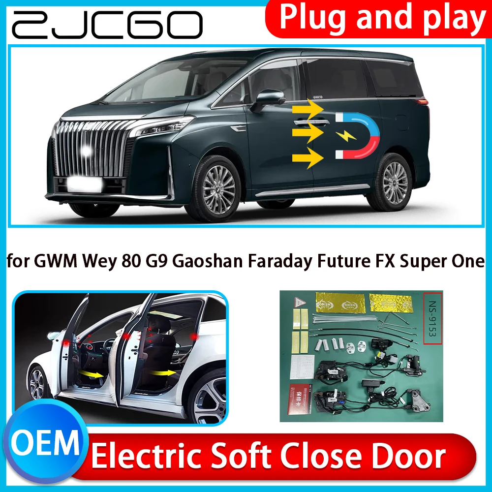 

for GWM Wey 80 G9 Gaoshan Faraday Future FX Super One Soft Close Door Kit Power Latch Electric Door Catch Soft Closing Assist