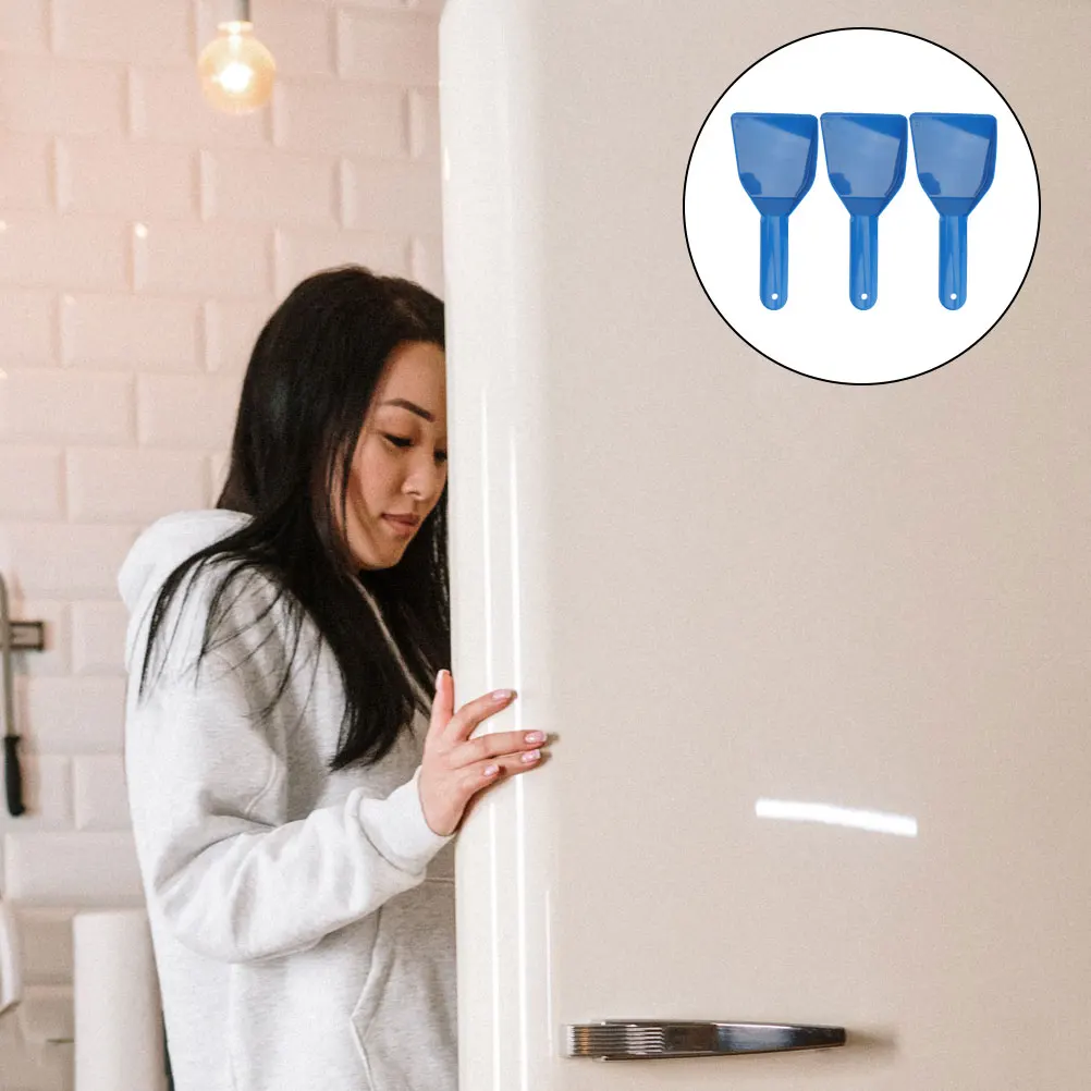 

3Pcs Refrigerator Ice Shovel Plastic Ice Scraper Cleaning Tool Versatile Frost Removal Spade Snow Remover Cleaning Shovel