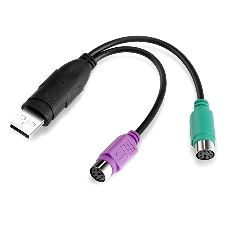 DIY 액세서리 USB 수-PS/2 PS2 암 변환기 케이블 코드 변환기 어댑터, 키보드 USB 리시버, 1PC