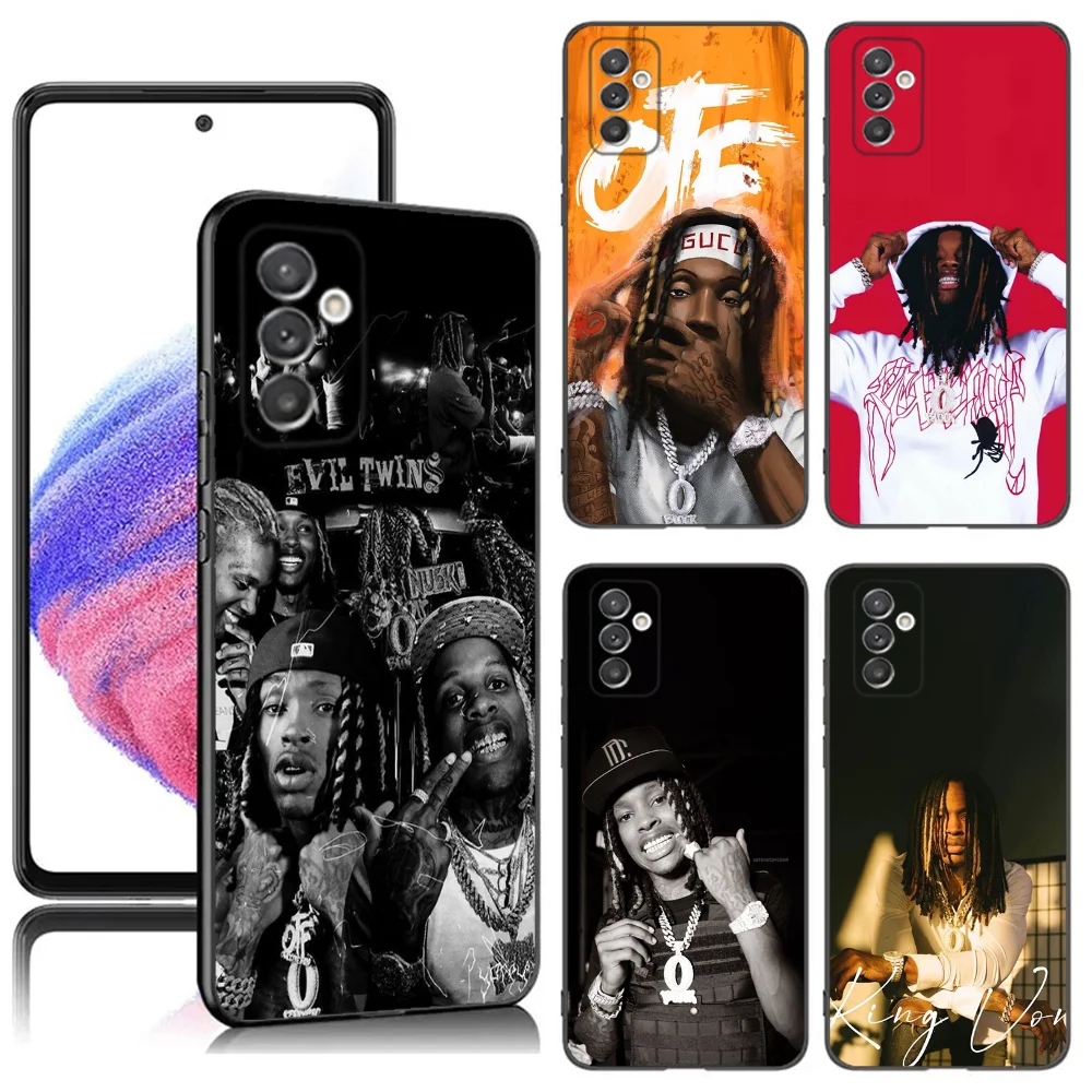 Rapper K-King V-VonS Phone Case For Samsung S24,23,22,30,21,10,9,Ultra,Plus,Lite,FE,5G Black Soft Case