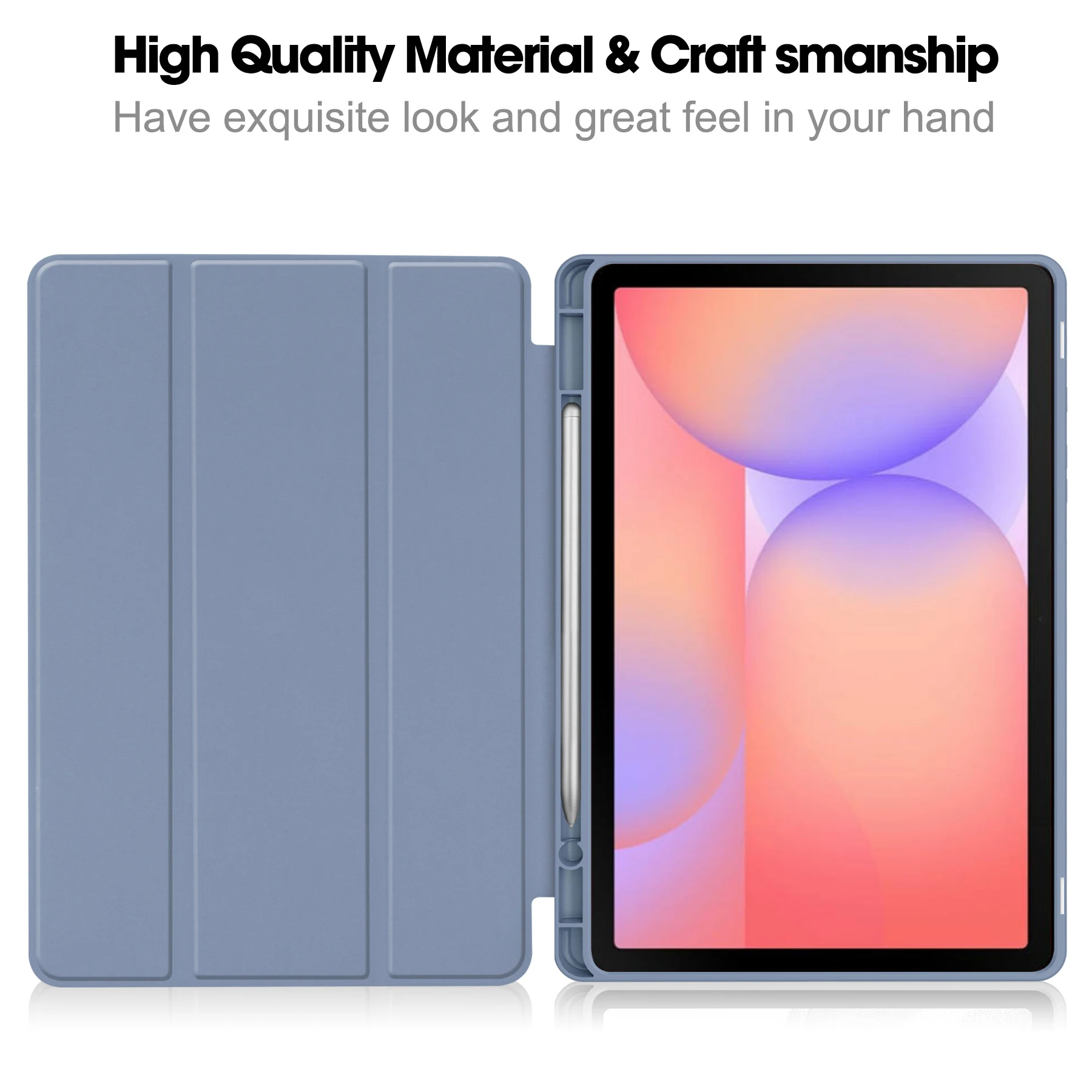 

Чехол для Samsung Galaxy Tab S10 Lite 2025 10,9 дюйма SM-X400 X406B, мягкий ТПУ, тройная складная подставка, противоударный защитный чехол для планшета