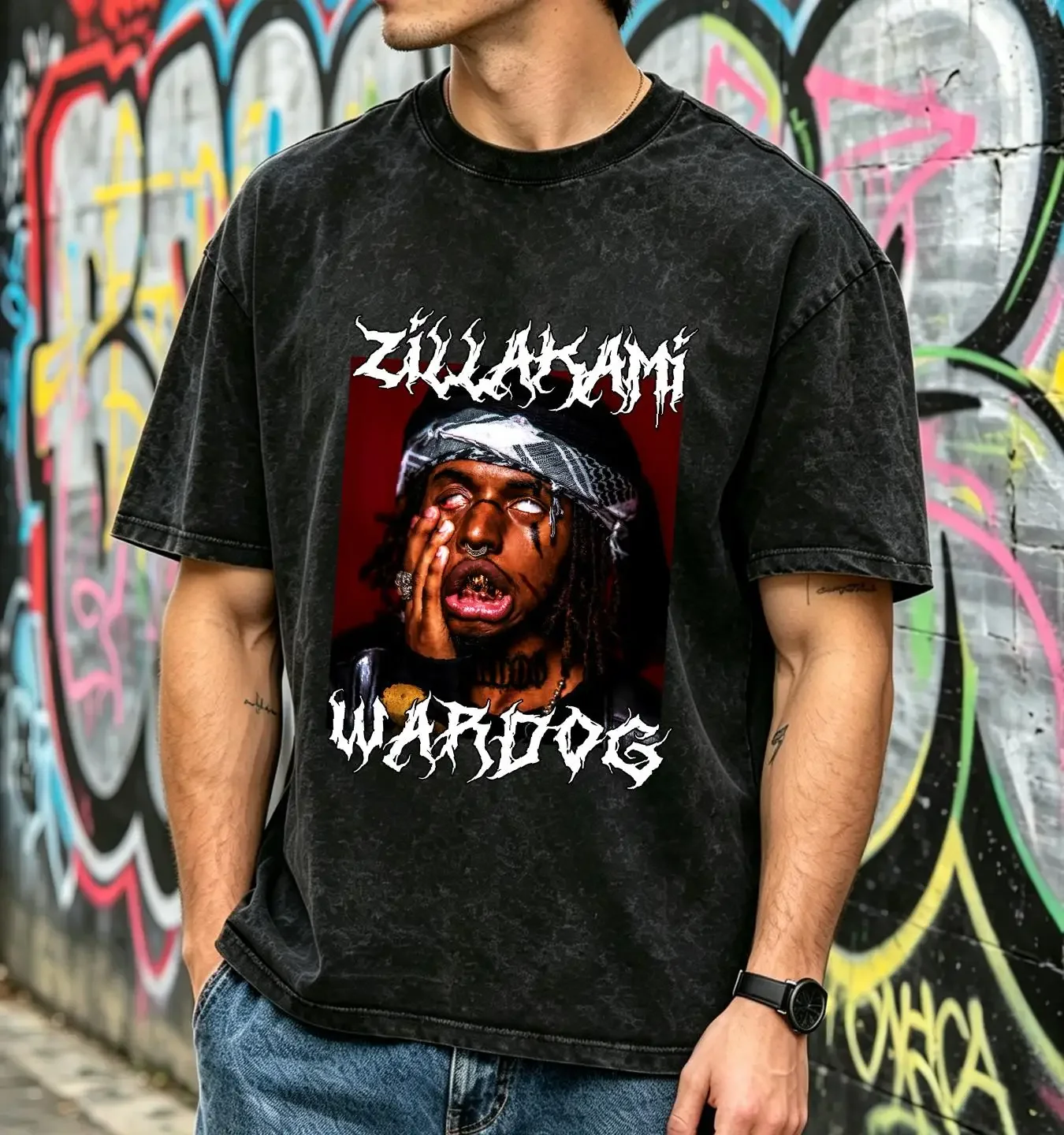washed T Shirt ZillaKami City Morgue Merch SosMula Rapper Shir vintage Washed graphic Soft Casual Unisex Top For Everyday Wear