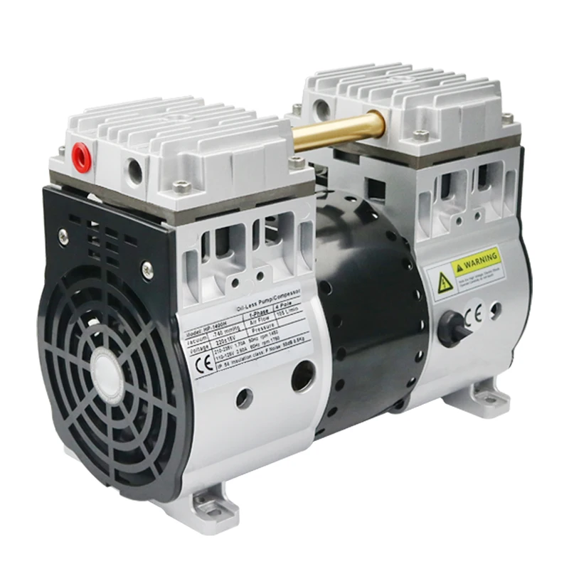 Customizable OEM electric copper high precision 0.45kW 120L/min mini vacuum pump low noise piston pump