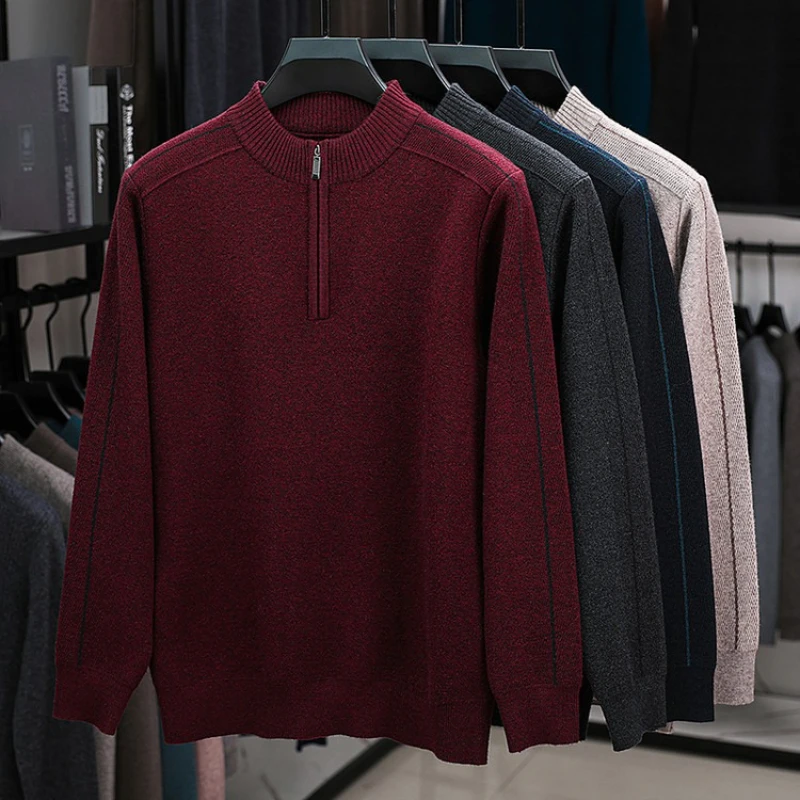 2025 Nuovo maglione lavorato a maglia caldo da uomo per l'autunno e l'inverno