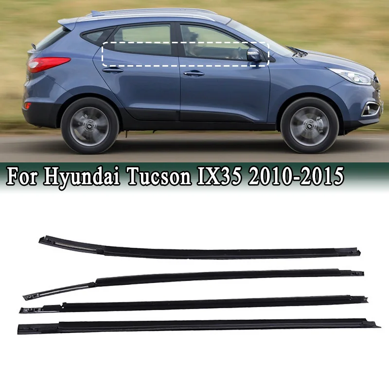 

For Hyundai Tuscon IX35 2010-2015 Window Glass Weatherstrip Door Outer Seal Belts Pressure Sealing Strip 82210-2S000 83210-2S000