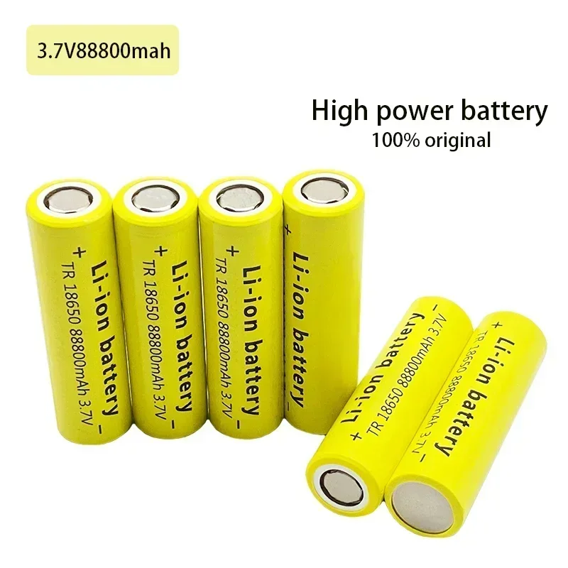 

18650 Battery 100% Original 88800mah 3.7V18650 Flashlight Battery Lithium Ion Rechargeable Screwdriver Toy Battery