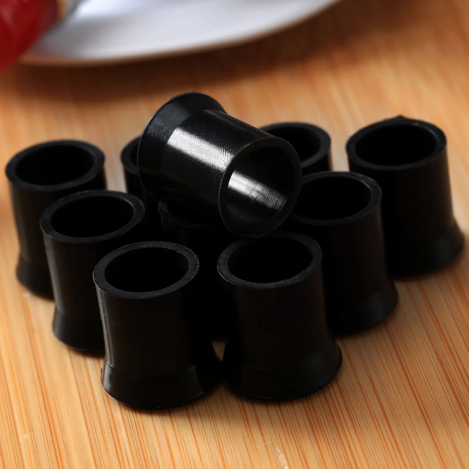 10Pcs/lot Black Rubber Tobacco Pipe 11mm Dia. Smoking Tip Grips Smoke Mouthpiece Stem Silicone Ring Protective Sleeve Men Gift