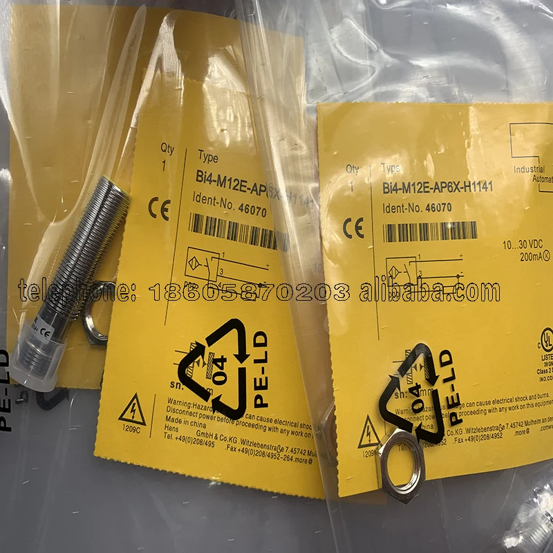 

In Stock New Proximity Switch Sensor BI4-M12E-AP6X-H1141 One-year Warranty High Quality Seller