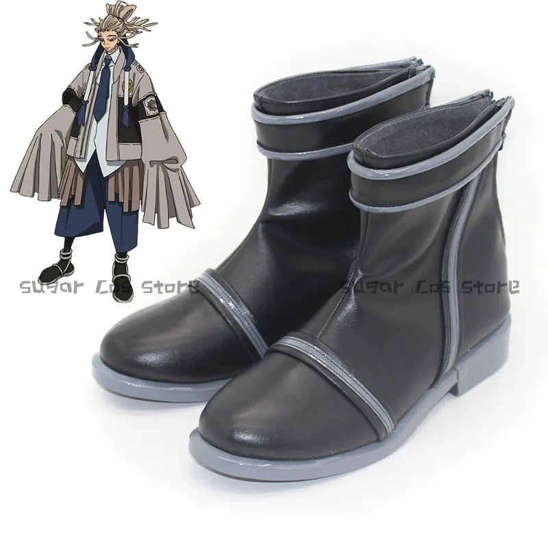 Gachiakuta Tamsy Caines Cosplay chaussures bottes Anime noir en cuir PU chaussures à fond plat Halloween carnaval fête accessoire pour femmes hommes