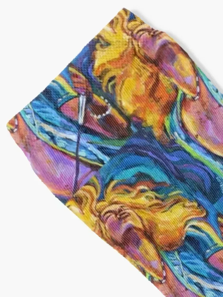 Robert Plant Wild Hair Portrait Socks designer brand happy funny gifts Running Socks Girl Men's