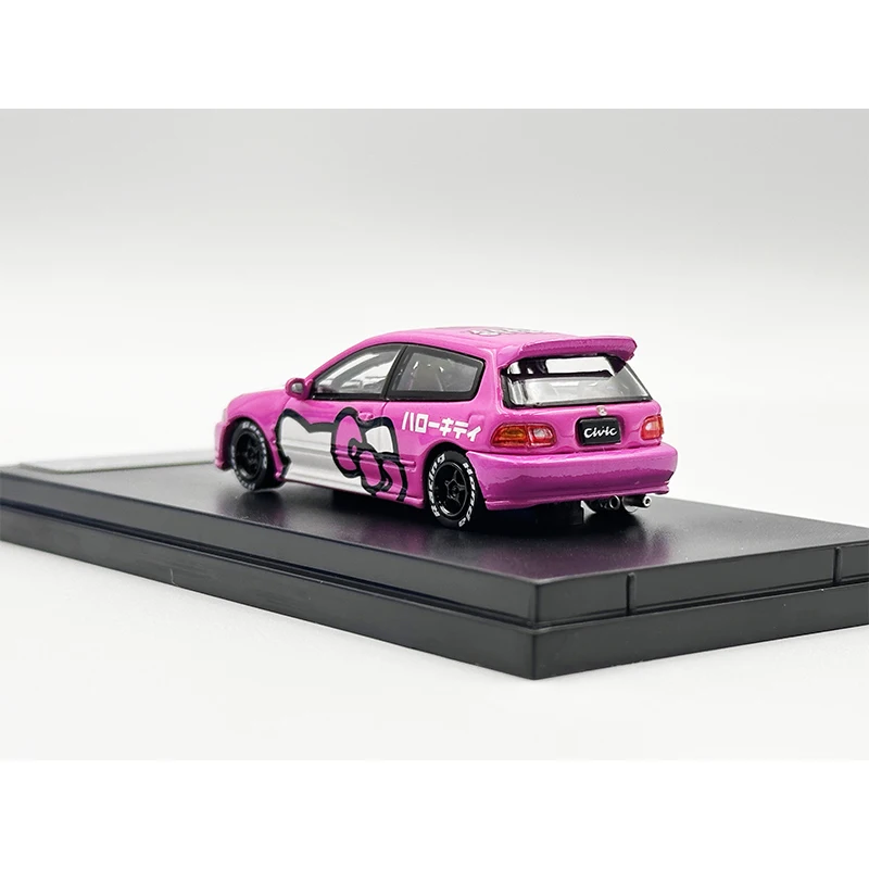 GP In Stock 1:64 CIVIC EG6 Diecast Car Model Collection Miniature Toys