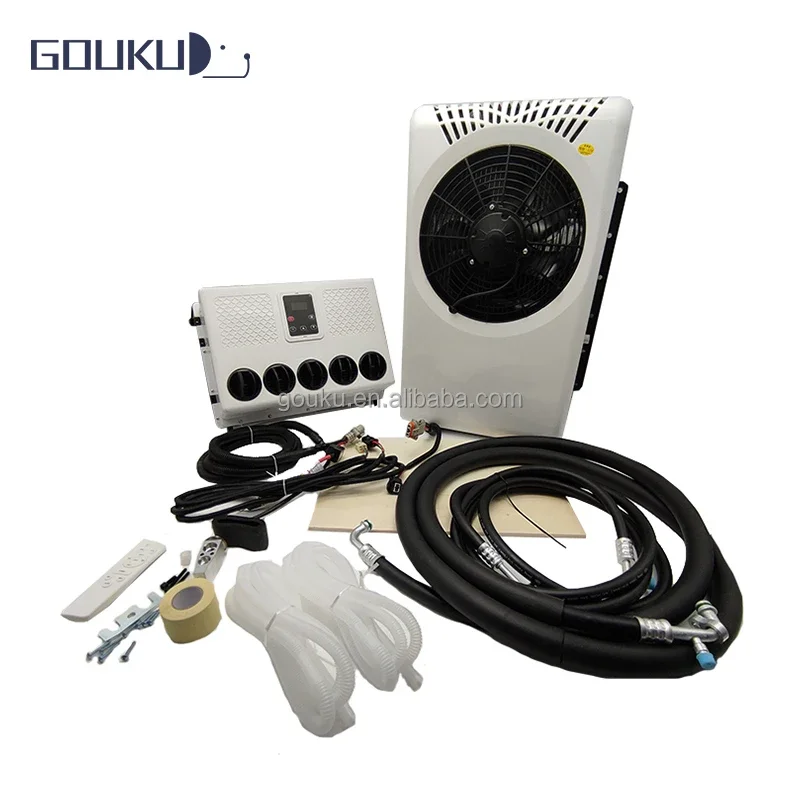 Factory price Hot selling in Truck Auto Air Conditioning 12V 24V Electric Truck Air Conditioner for Car