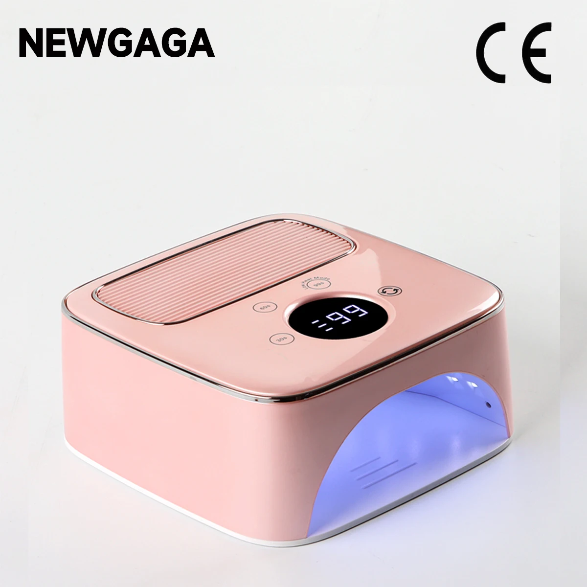 New Rechargeable 15600mAH Professional High-Power Led Nail Lamp 48W  Gel Nail Dryer Nail Polish Curling Lamp for Gel Nail Polish