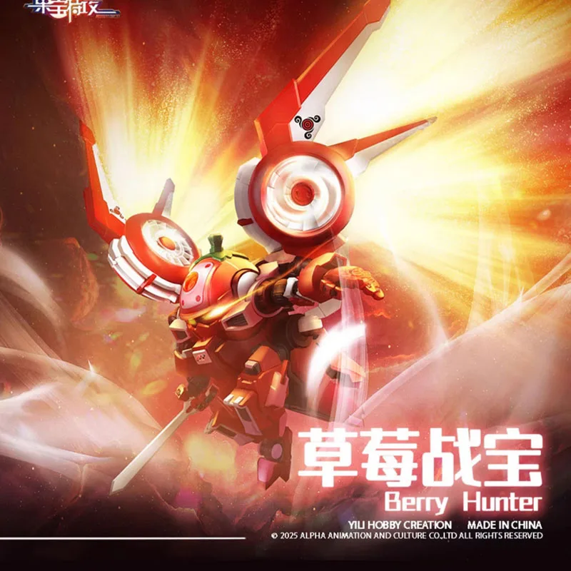 FRUITY ROBO Originele BERRY HUNTER Anime Action Figure Model Assemblage Speelgoed Collectible Model Ornamenten Geschenken