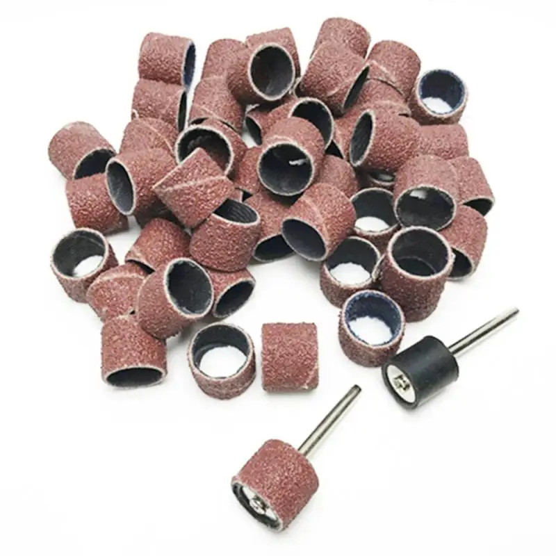 

100pcs Dremel Sanding Sleeves 12.7mm Abrasive Sanding Grinding Wheel Sanpaper Disc Woodcarving Buffing Polishing Woodworking