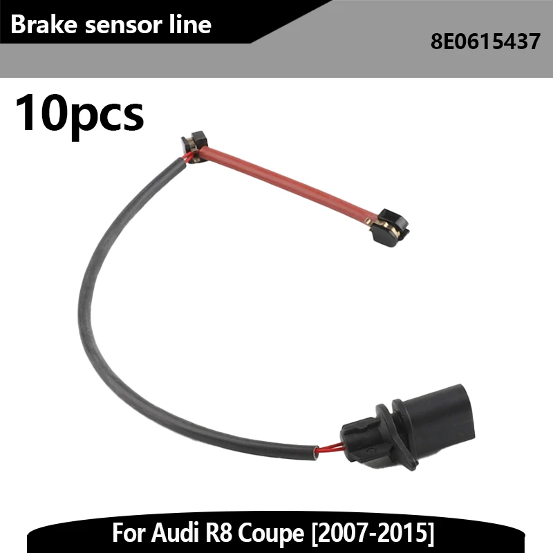 

10pcs 8E0 615 437 Brake Pad Wear Sensor For Audi Volkswagen R8 Coupe 2007-2015 2012 RS 5 Coupe