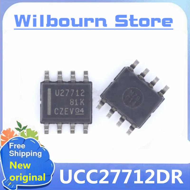 

10PCS/LOT 27712 UCC27712DR U27712 SOP8 Available in stock