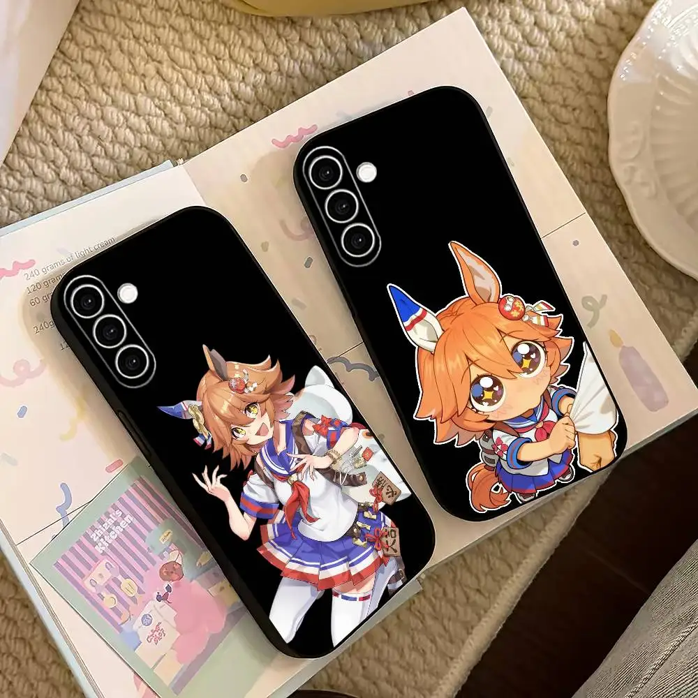 Matikanefukukitaru Umamusume  Phone Case For Samsung Galaxy A73,A72,A71,A70,A53,A52,A51,Others Soft Black Cover