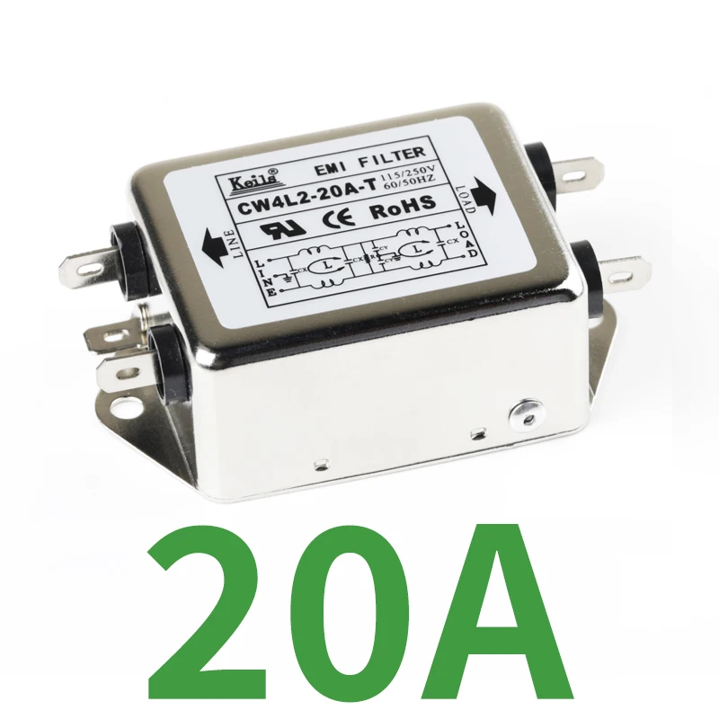 AC Filter 220V Anti-interference EMI DC Socket Power Purifier CW4L Audio 12V Car  Switch