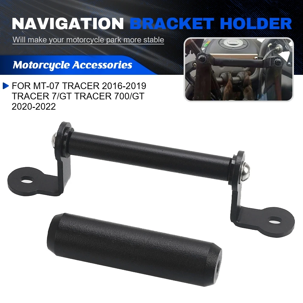 

Motorcycle Accessories Navigation Bracket Holder 12mm 22mm For Yamaha MT-07 Tracer 2016-2019 Tracer 7/GT Tracer 700/GT 2020-2022