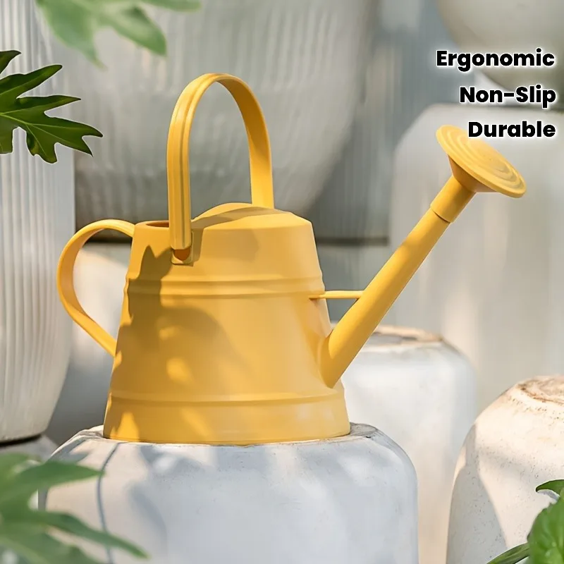 Large Capacity Water Cans with Extended Nozzle Durable Leak-Proof Design Non-Slip Handle for Easy Plant Watering Garden Supplies