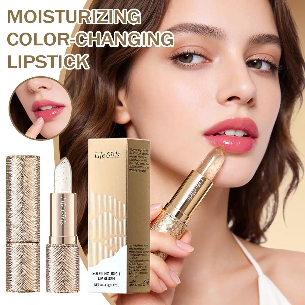 Natural Lasting Nourish Golden Foil Lip Original Brand Moisturizing Color-changing Lipstick Protection Delicate Tender Lips Care