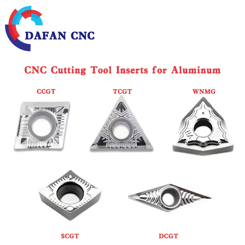 

Режущие пластины для алюминия с ЧПУ — фрезерные и токарные пластины для обработки высокоглянцевого алюминия (CCGT/TCGT/DCGT/WNMG)