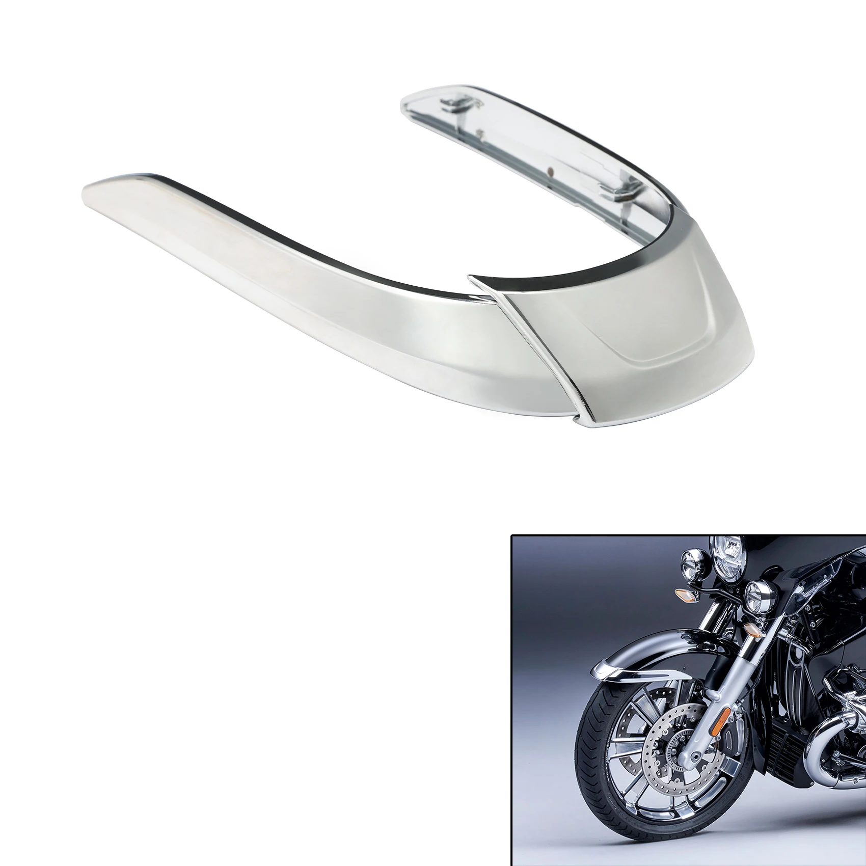 

Motorcycle ABS plastic Front Fender Mudguard Extension For BMW R18 Transcontinental 2021-2024 2023 2022