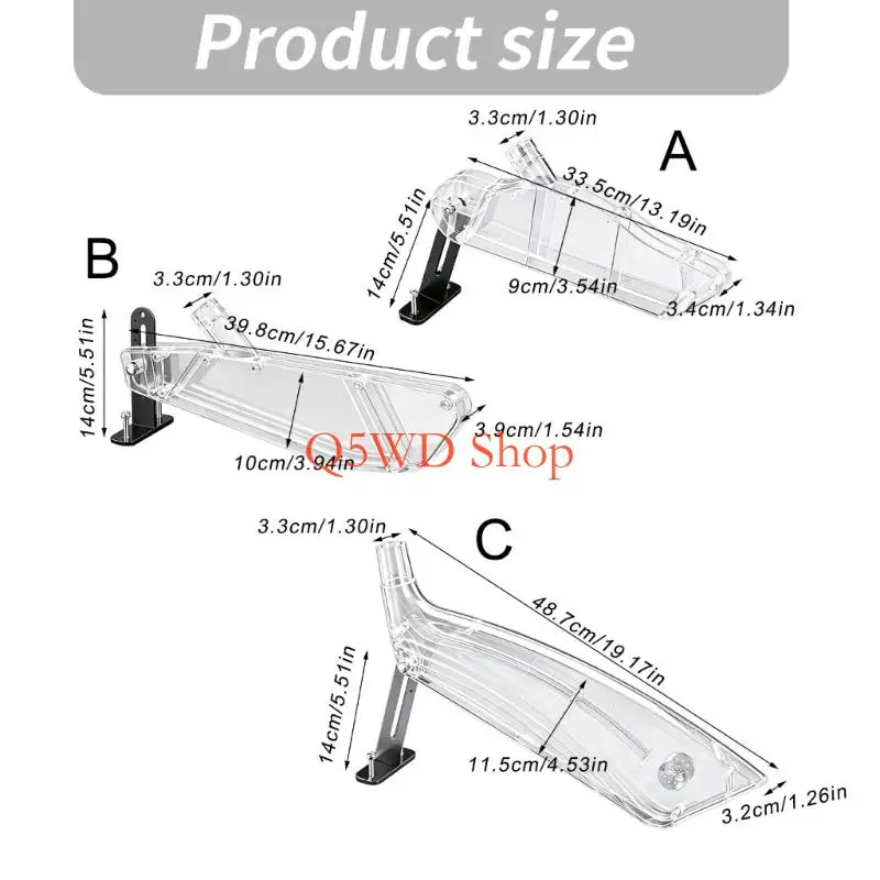 Q5WD 10-12Inch Circular Sawing Blade Guard Cover Dust Proof Plastic for Table Sawing